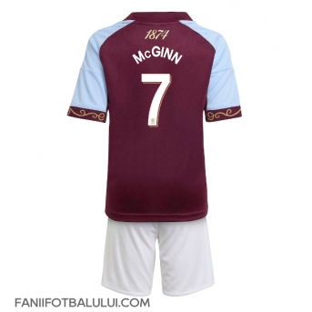 Aston Villa John McGinn #7 Echipament de Fotbal Replică 2025-26 Copii Acasa (+ Șorturi)